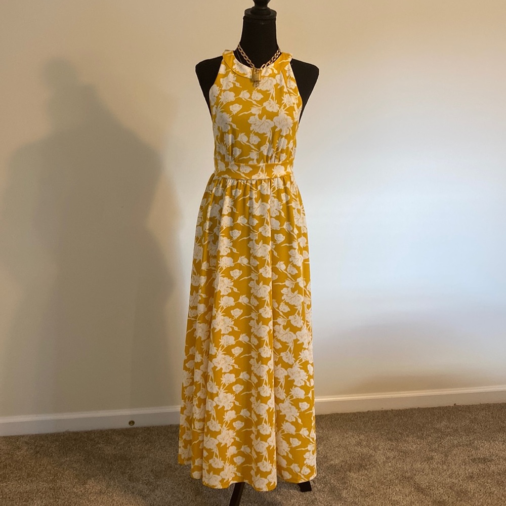 Valleygirl backless maxi dress